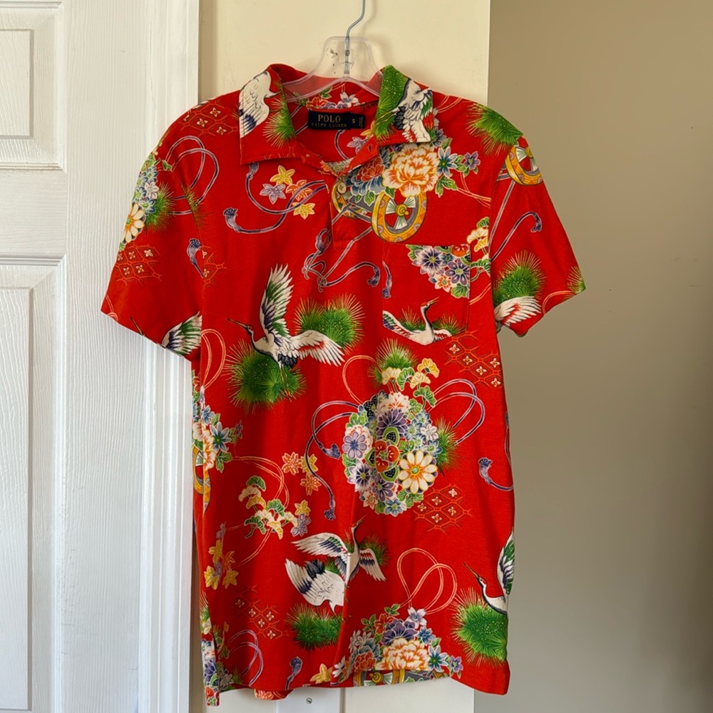 Polo Ralph Lauren Floral Crane men’s shirt